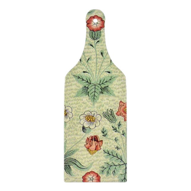 William Morris Daisy Floral Wallpaper Pattern Cutting Board (Front)