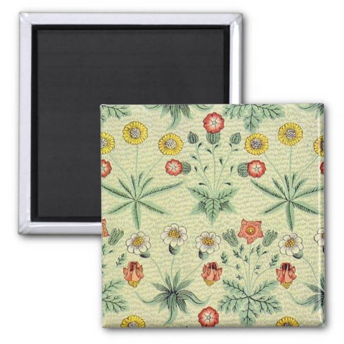 William Morris Daisy Floral Wallpaper Pattern Magnet