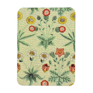 William Morris Daisy Floral Wallpaper Pattern Magnet