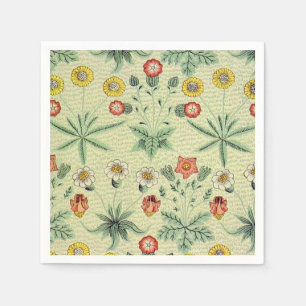 William Morris Daisy Floral Wallpaper Pattern Napkins