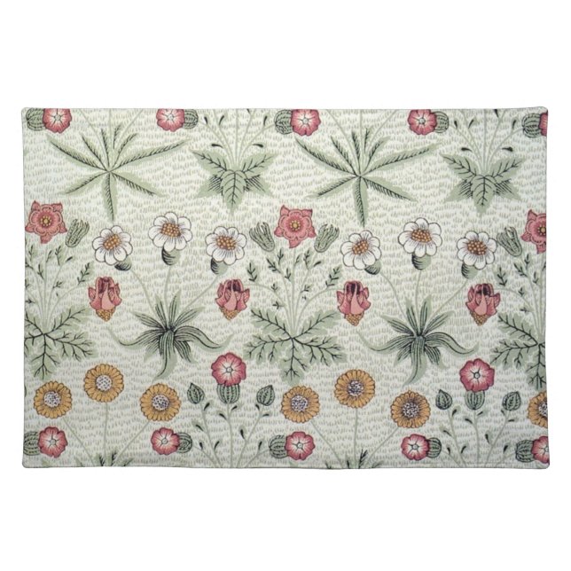 William Morris Daisy Floral Wallpaper Pattern Placemat (Front)