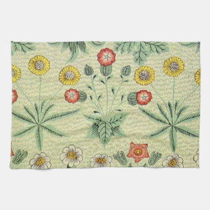 William Morris Daisy Floral Wallpaper Pattern Towel