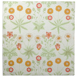 William Morris Daisy Vintage Botanical Pattern Cloth Napkin