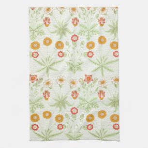 William Morris Daisy Vintage Botanical Pattern Kitchen Towel