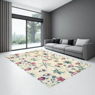 William Morris Daisy Wallpaper Large Area Rug