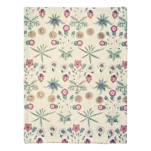 William Morris Daisy Wallpaper Twin Duvet Cover (Back)