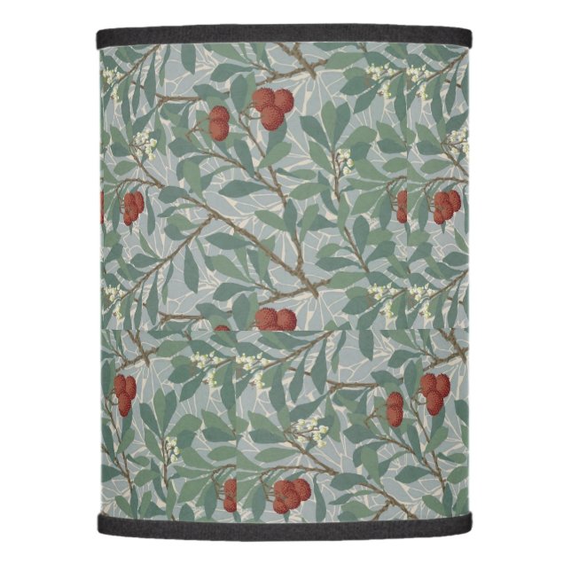 William Morris Decorative Art Arbutus Pattern Lamp Shade (Front)