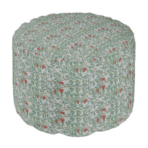 William Morris Decorative Art Arbutus Pattern Pouf
