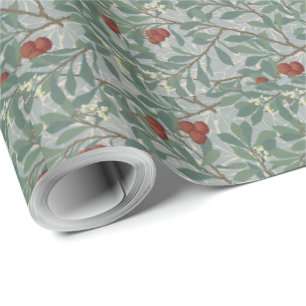 William Morris Decorative Art Arbutus Pattern Wrapping Paper