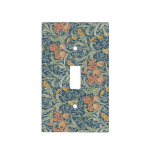 William Morris Decorative Art Iris Pattern Light Switch Cover