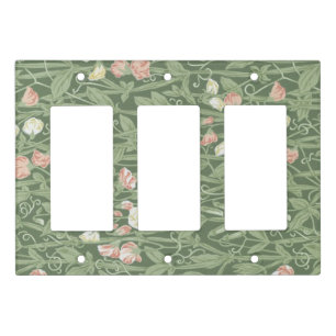 William Morris Decorative Art Sweet Pea Pattern Light Switch Cover