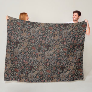 William Morris Decorative Art Trent Pattern Fleece Blanket