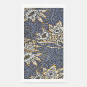 William Morris Decorative Willow & Tulip Floral Paper Guest Towels