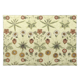 William Morris delicate floral pattern Cloth Placemat