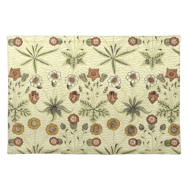 William Morris delicate floral pattern Cloth Placemat (Front)