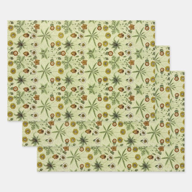 William Morris Design #4 Wrapping Paper Sheets (Set)