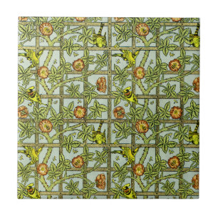 William Morris Design #5 Ceramic Tile