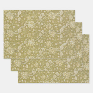 William Morris Design #6 Wrapping Paper Sheets
