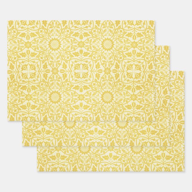 William Morris Design #8 Wrapping Paper Sheets (Set)