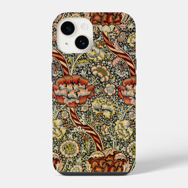William Morris Design #9 Iphone Case (Back)