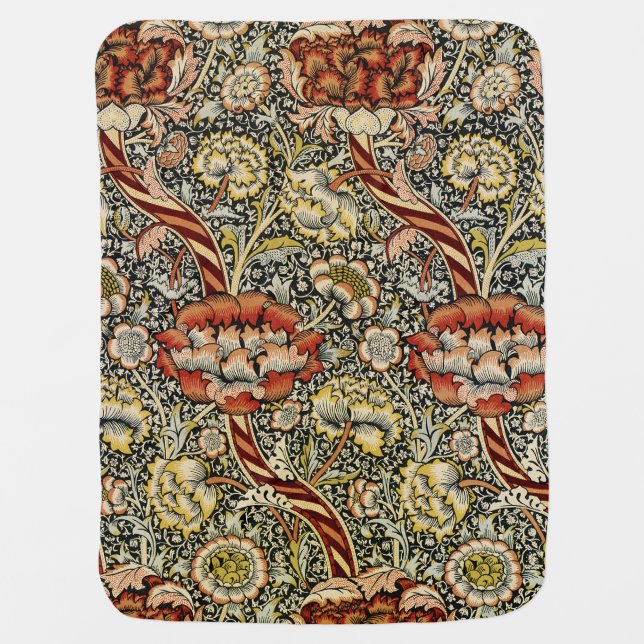 William Morris Design #9 Receiving Blanket (Front)