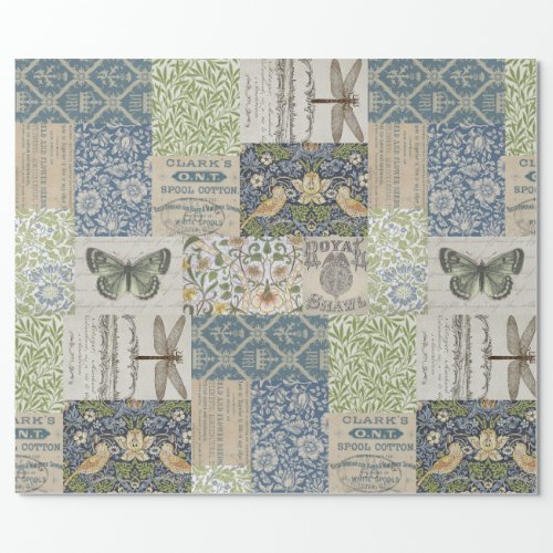 WILLIAM MORRIS DESIGN BLOCKS WRAPPING PAPER