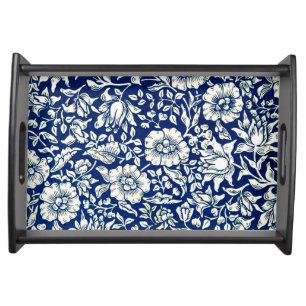 William Morris design, Blue Mallow, Serving Tray