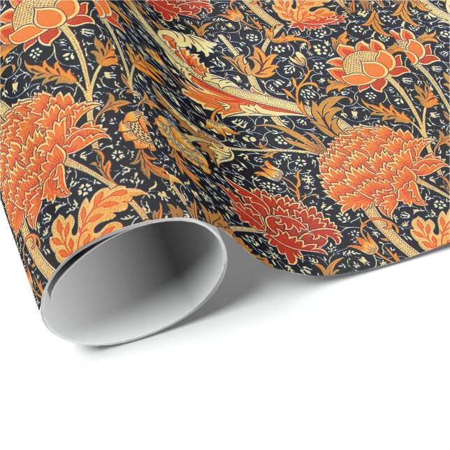 William Morris design, Cray Wrapping Paper (Roll Corner)