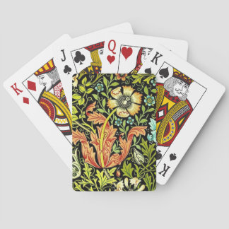 William Morris Design Poker Cards