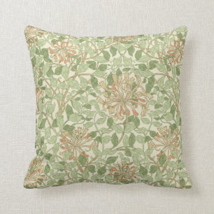 William Morris Design Throw Pillow