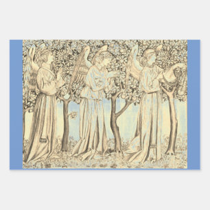 William Morris DESIGNS ANGELS Wrapping Paper Sheets
