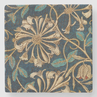 William Morris Distressed Floral Stone Coaster