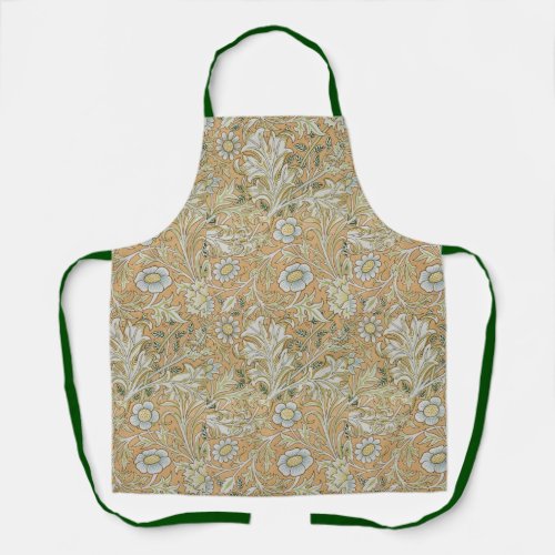 William Morris Double Bough Floral Pattern Foliage Apron