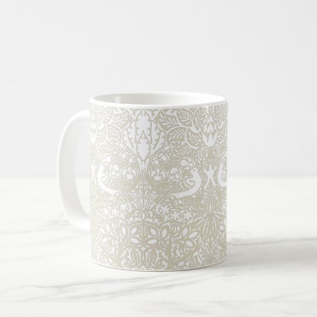 William Morris' Dove and Rose Coffee Mug (Front Left)