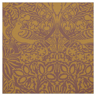 William Morris' Dove and Rose, Dark Ambers Fabric