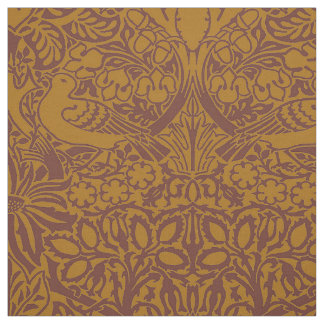William Morris' Dove and Rose, Dark Ambers Fabric