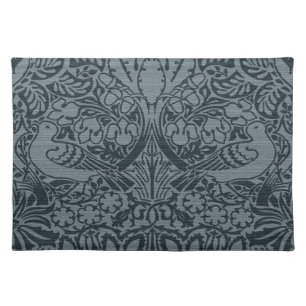 William Morris' Dove and Rose, Dark Blue Cloth Placemat