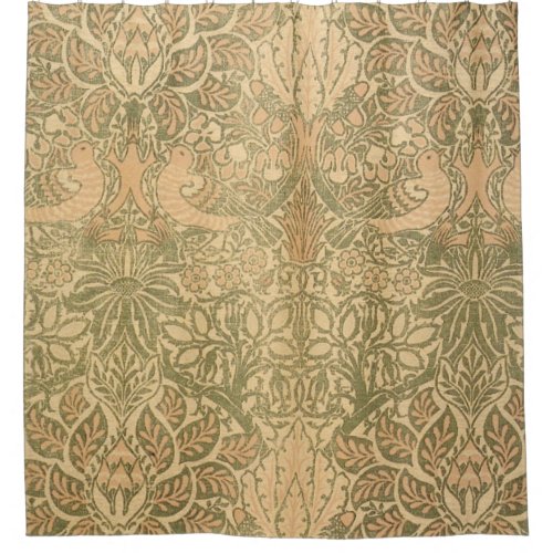 William Morris Dove And Rose Textile 1879 Shower Curtain