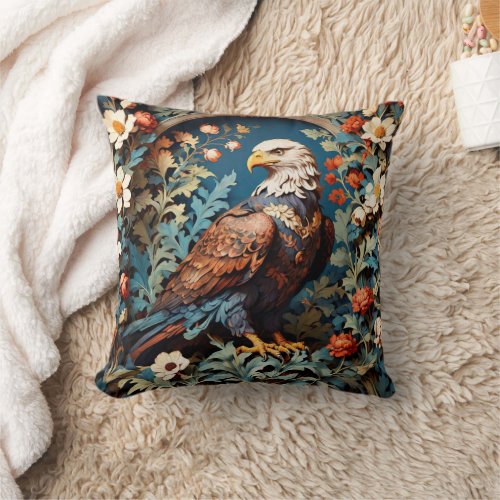 William Morris  Eagle Throw Pillow
