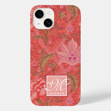 William Morris - Elegant Floral Pattern & Monogram