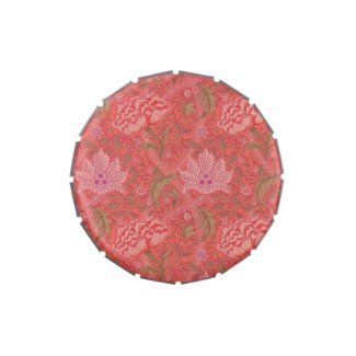 William Morris - Elegant Red & Pink Floral 