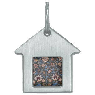 William Morris Evenlode Pattern: Vintage Moody Pet ID Tag