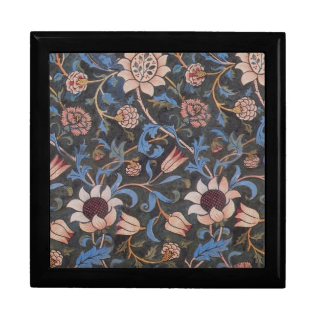 William Morris Evenlode Textile Floral Art Gift Box (Front)
