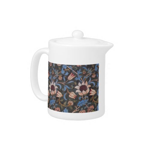 William Morris Evenlode Textile Floral Art Teapot