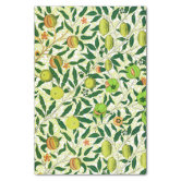 Tropical Flowers, Fruit and Birds Teal Tissue Paper