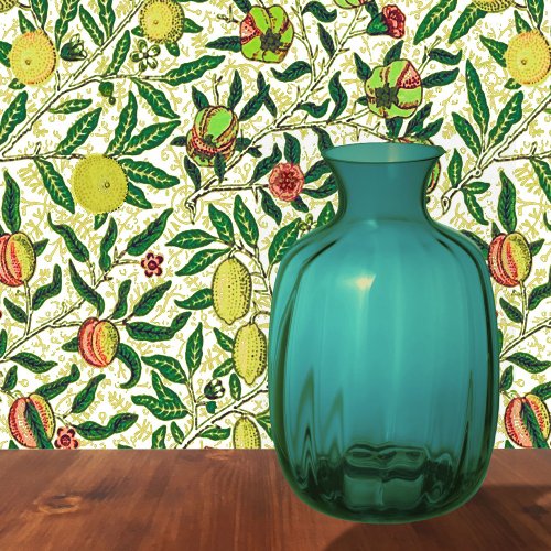 William Morris Exotic Fruit Lemon Yellow  Wallpaper