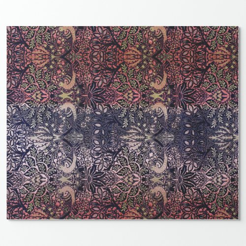WILLIAM MORRIS FADED TAPESTRY DECOUPAGE WRAPPING PAPER
