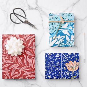 William Morris famous patterns Wrapping Paper Sheets