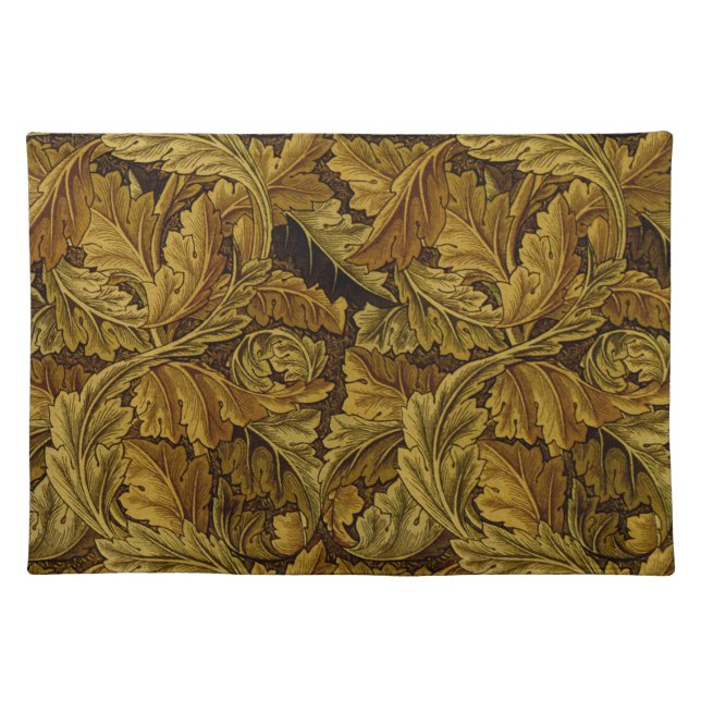 William Morris Fine Floral Wallpaper Pattern Placemat (Front)
