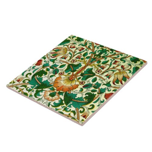 William Morris Fine Floral Wallpaper Pattern Tile